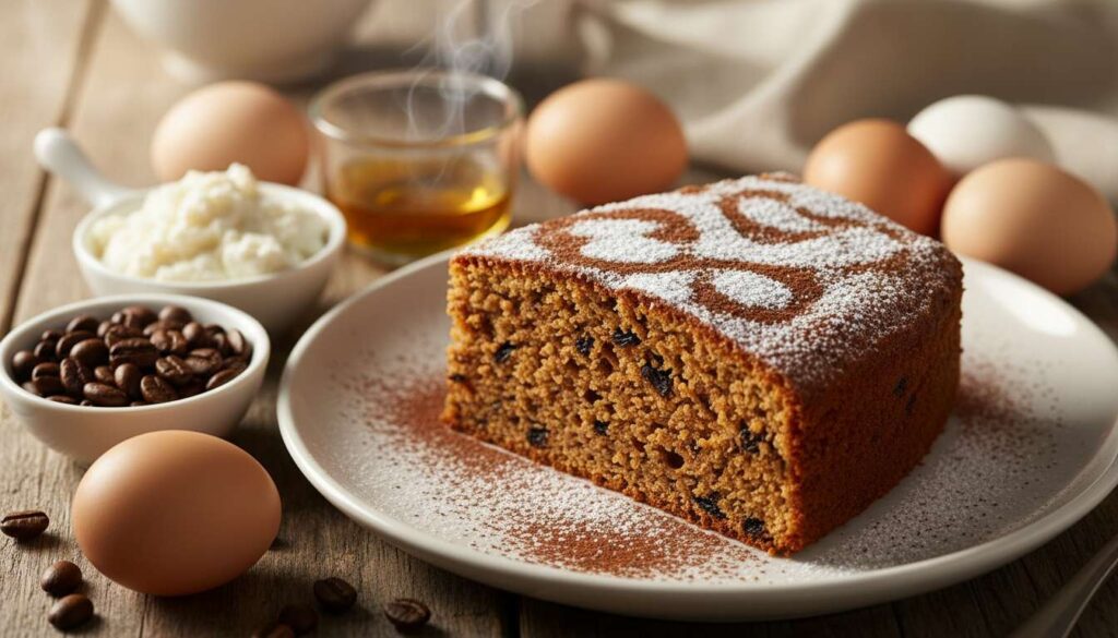 Torta ricotta e caffè senza farina senza burro e senza lievito deliziosa